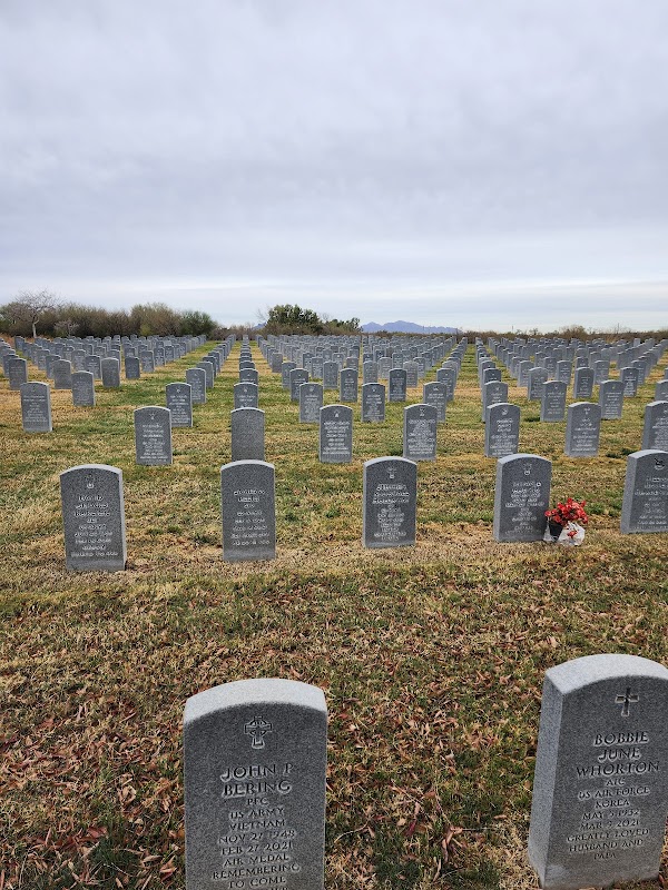 Arizona Veterans' Memorial Cemetery at Marana grounds