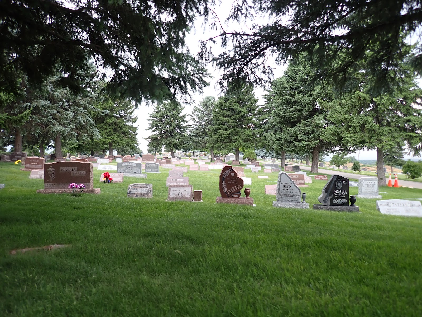 Arvada Cemetery cemetery grounds and headstones
