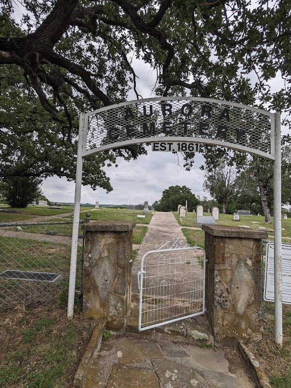 Aurora Cemetery grounds