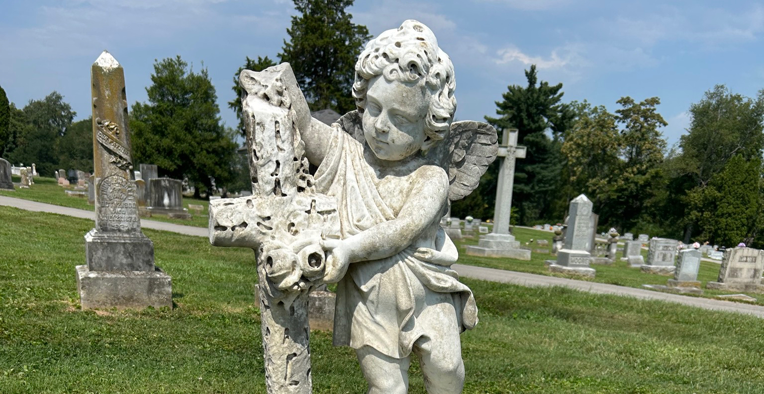 Bagdad Cemetery Kentucky cemetery grounds and headstones