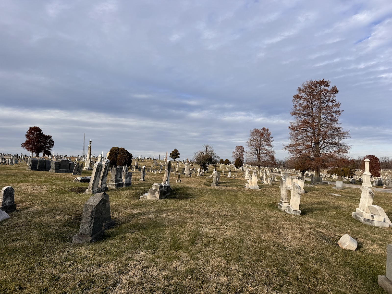 Baltimore Cemetery cemetery grounds and headstones