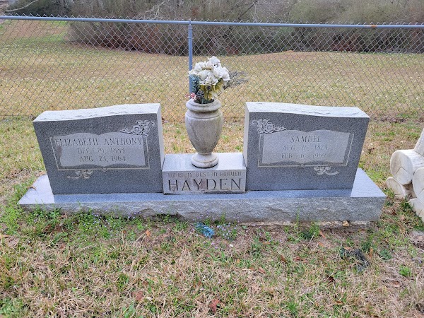 Bankston-Simmons-Hayden Cemetery grounds