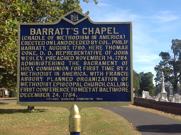 Barratt's Chapel Cemetery grounds