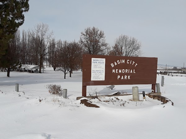 Basin City Memorial Park grounds