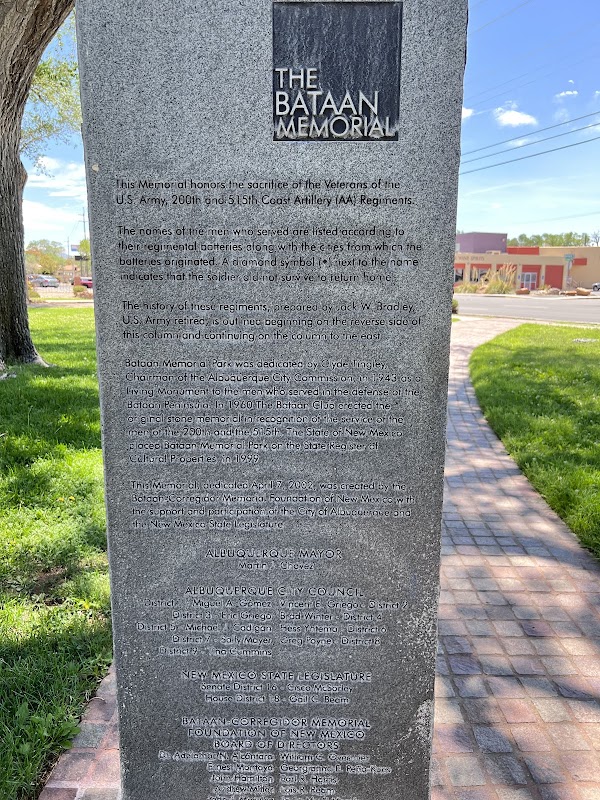 Bataan Memorial Park Albuquerque grounds