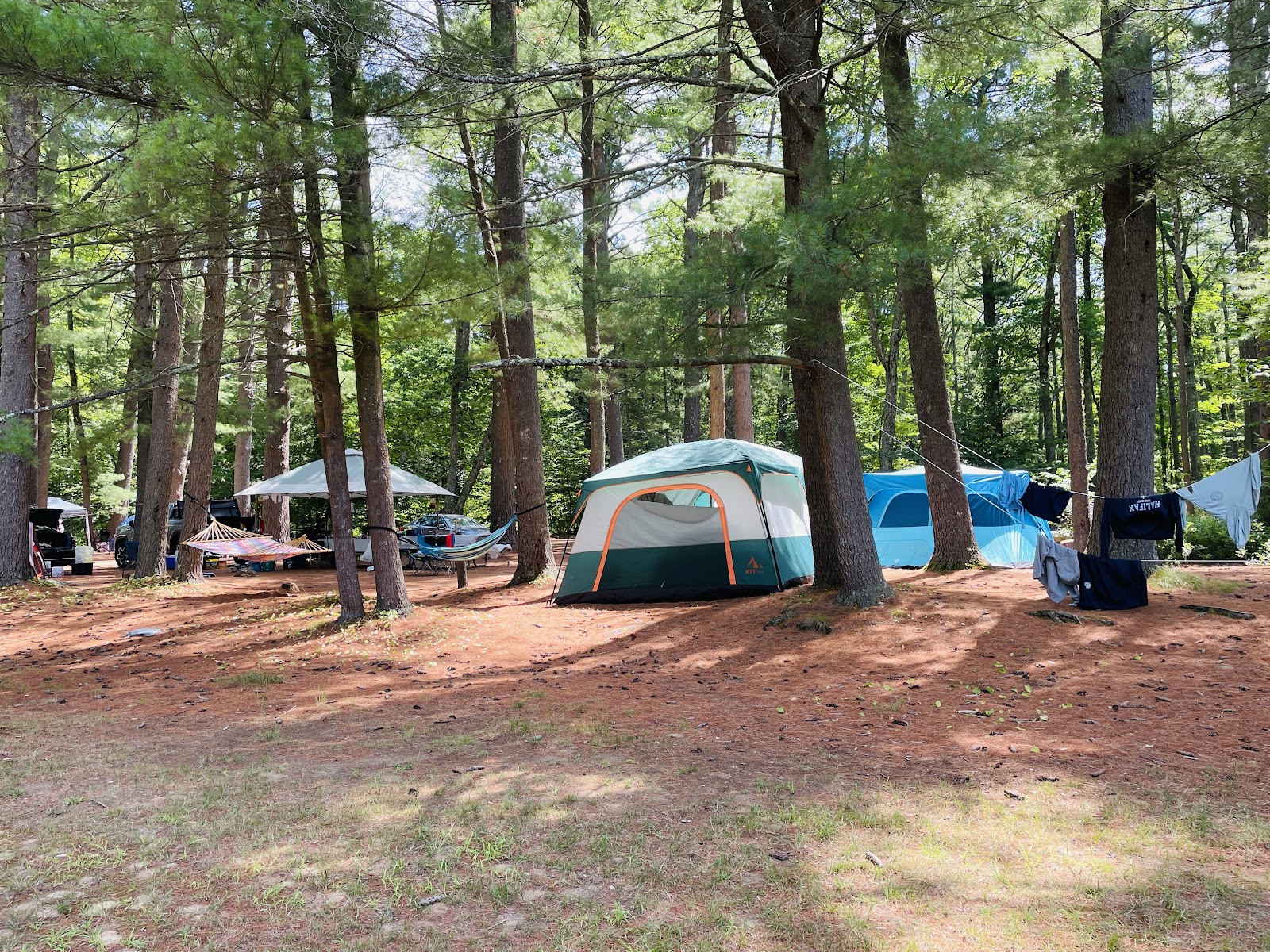 Bear Brook State Park cemetery grounds and headstones