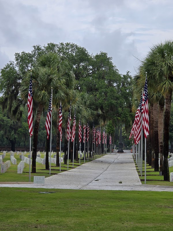 Beaufort National Cemetery grounds