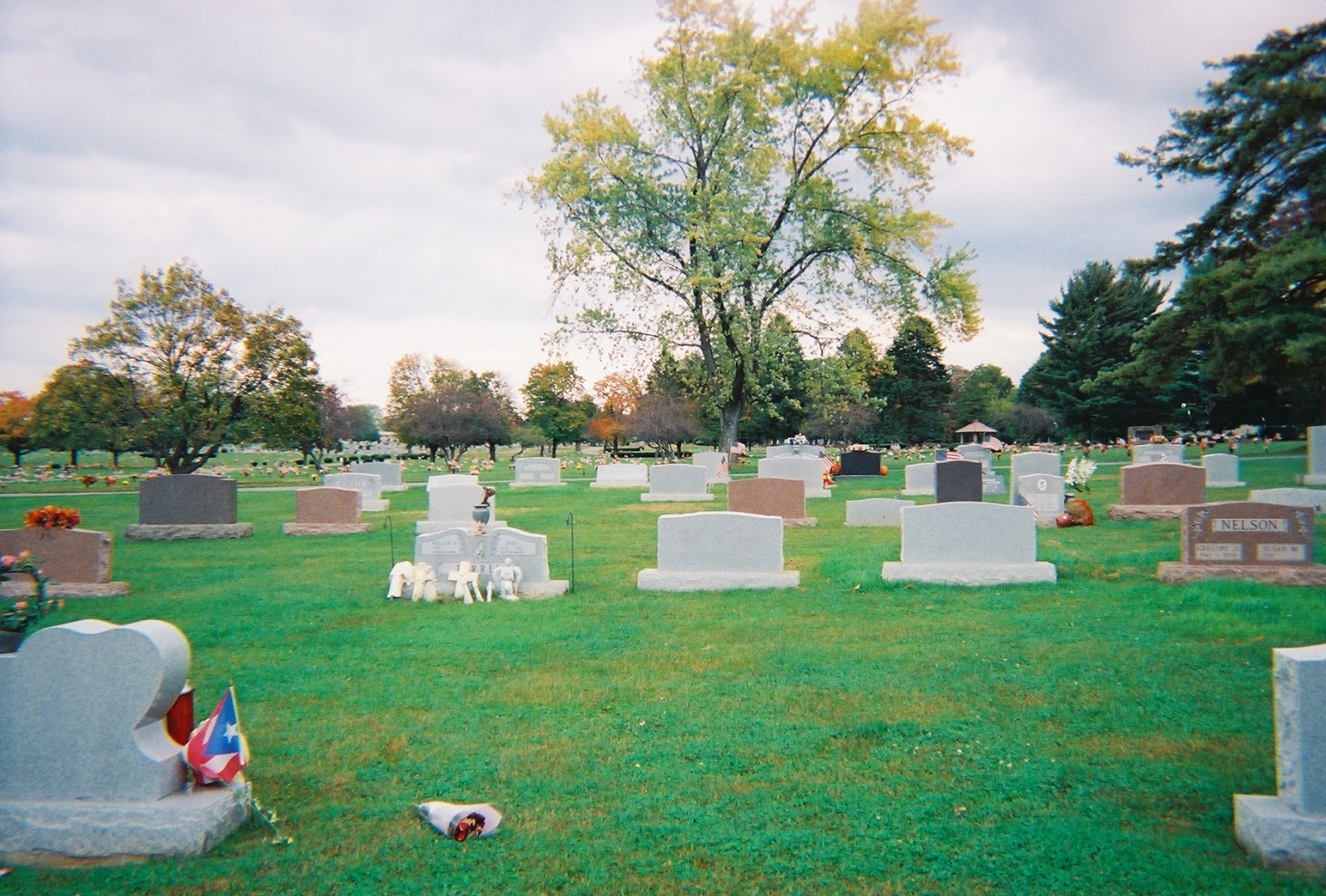 Bethlehem Memorial Park Cemetery headstone and grounds