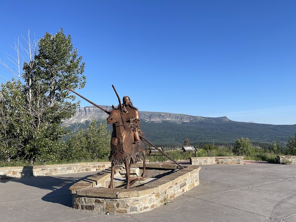 Blackfeet Indian Memorial grounds