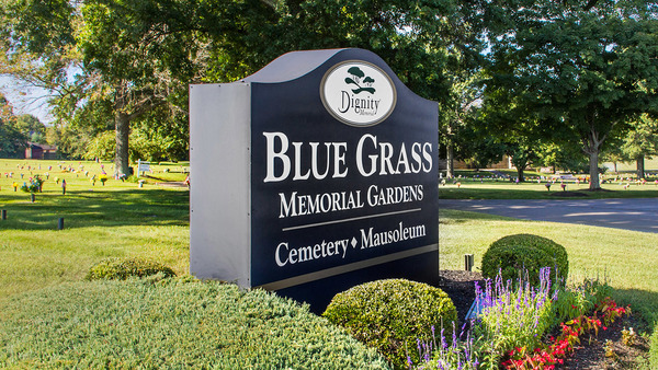 Blue Grass Memorial Gardens grounds