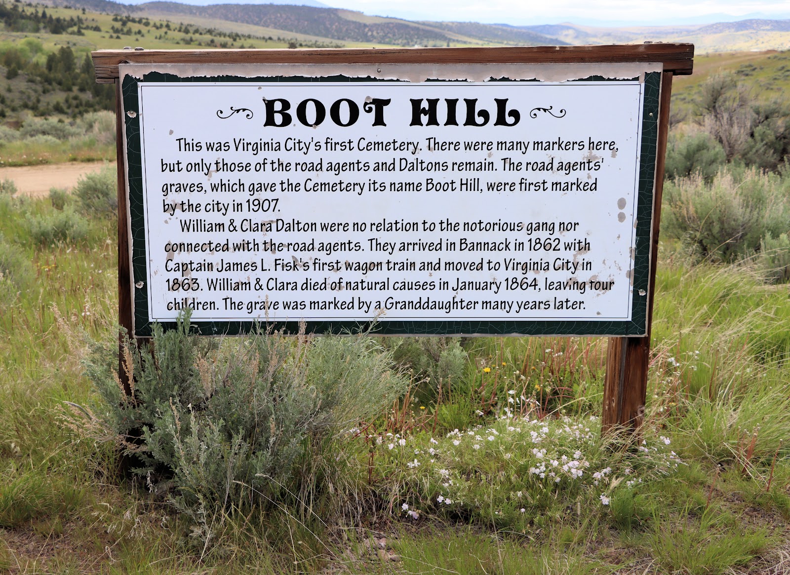 Boothill Cemetery cemetery grounds and headstones