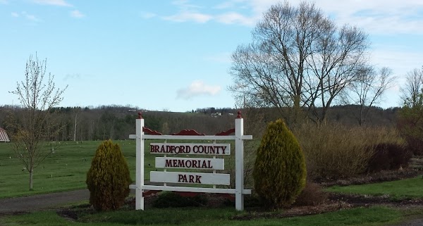 Bradford County Memorial Park grounds