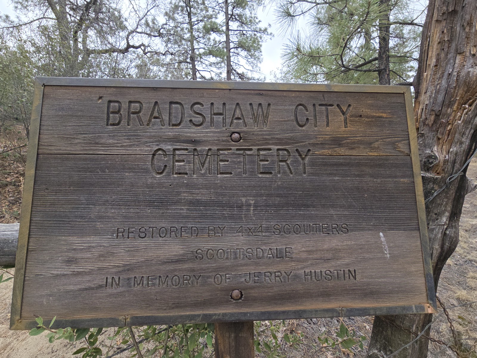 Bradshaw City Cemetery cemetery grounds and headstones