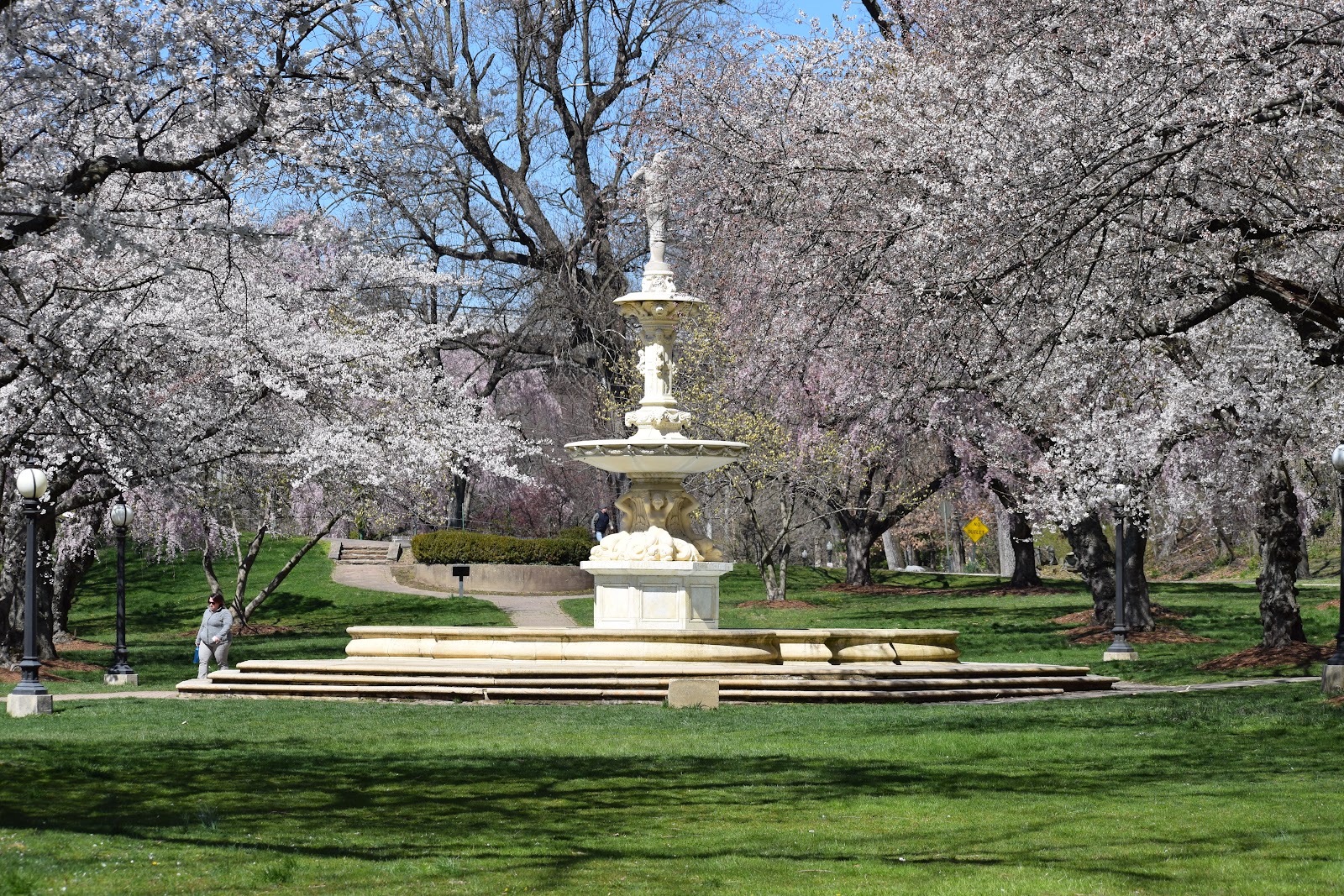 Brandywine Park cemetery grounds and headstones