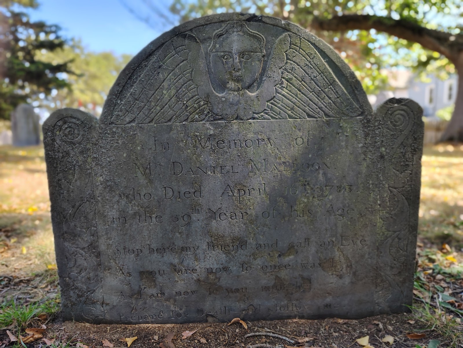 Broad Street Cemetery cemetery grounds and headstones
