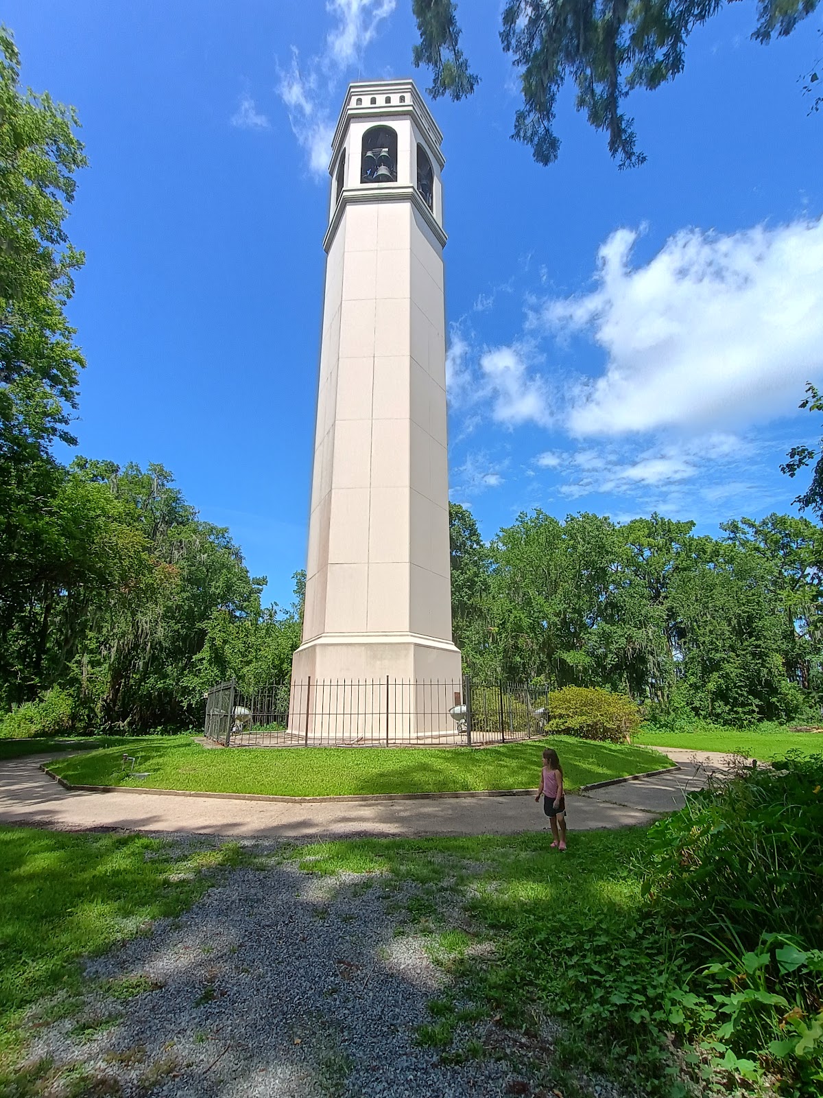 Brownell Memorial Park & Carillon Tower cemetery grounds and headstones