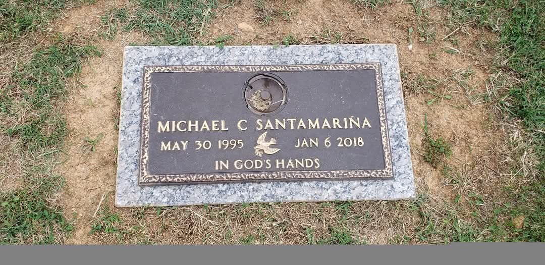 C C Williams Memorial Park cemetery grounds and headstones