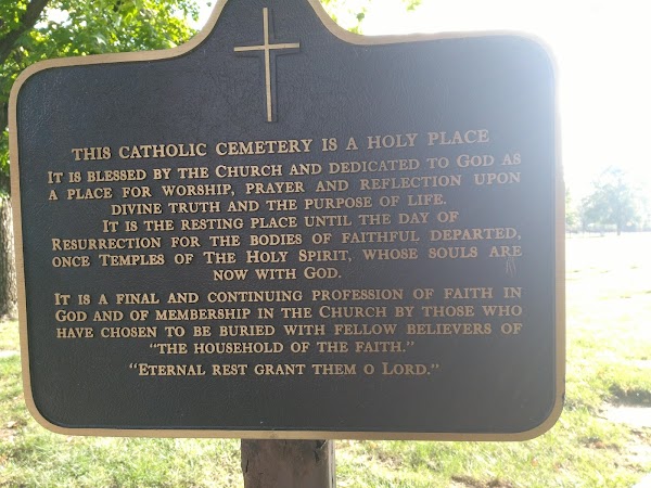 Calvary and Holy Cross/St. Joseph Cemeteries grounds