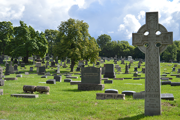 Calvary Cemetery grounds