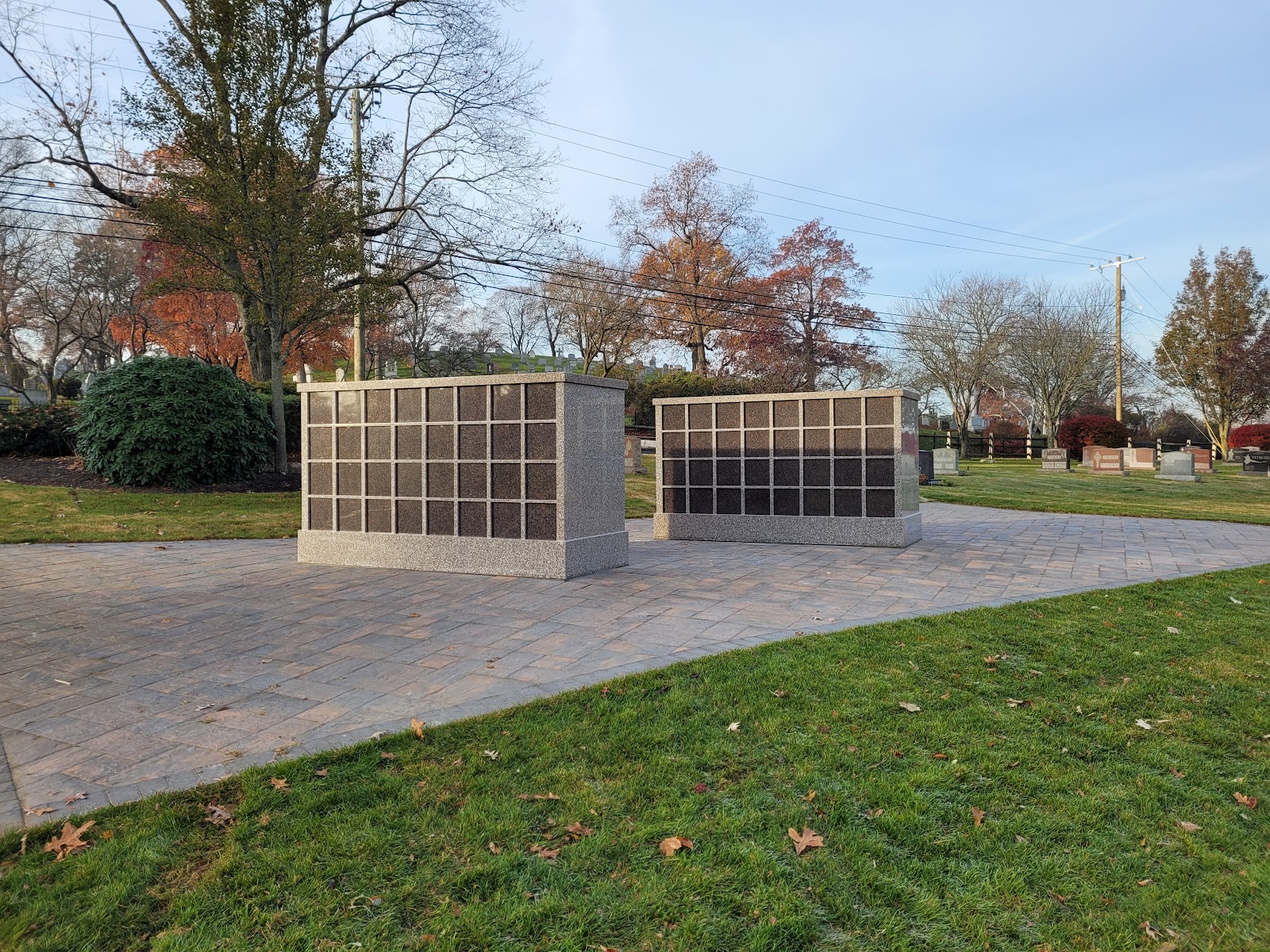 Calvary Cemetery cemetery grounds and headstones