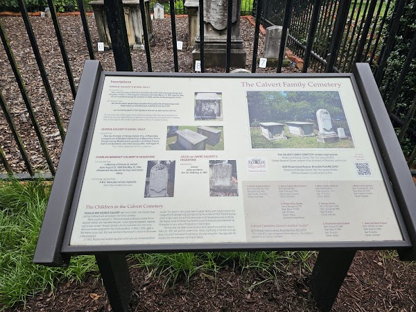 Calvert Family Cemetery and Memorial Park grounds