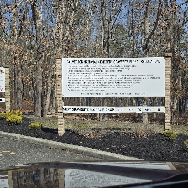 Calverton National Cemetery grounds
