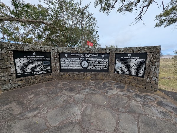 Camp Tarawa Memorial grounds