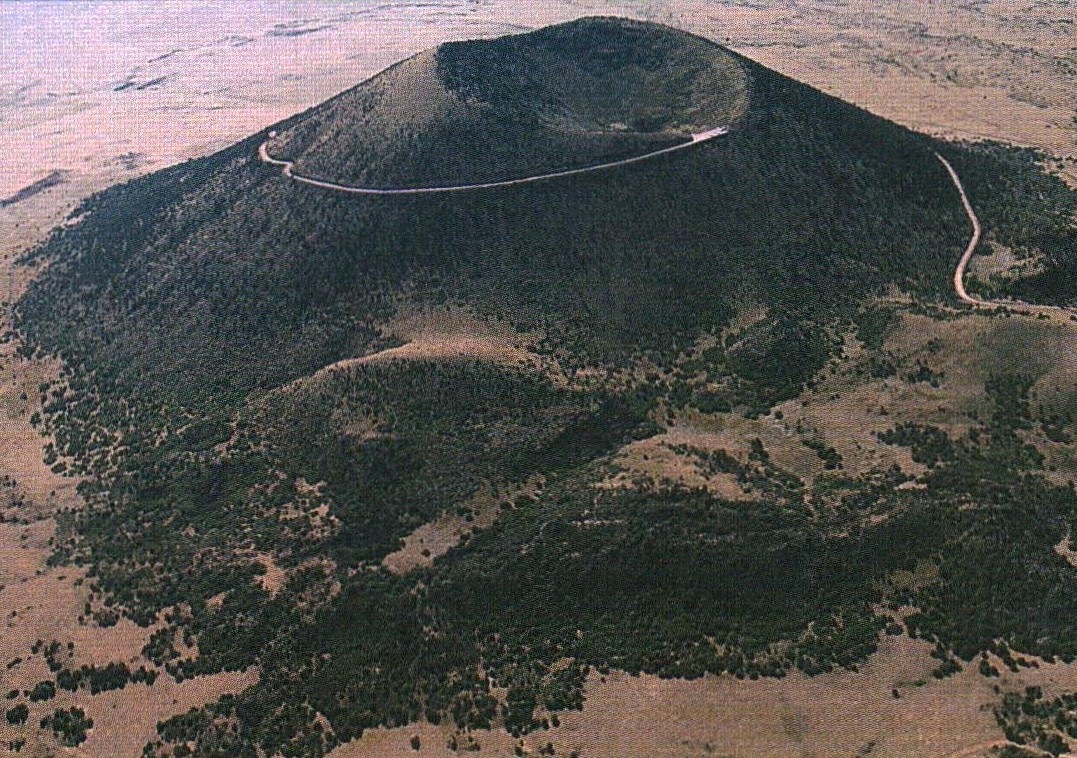 Capulin Volcano National Monument cemetery grounds and headstones