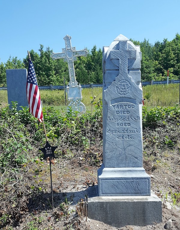 Catholic Cemetery Atwood Michigan grounds
