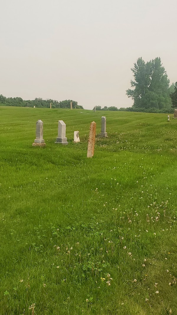 Cemetery Outside New Rockford grounds