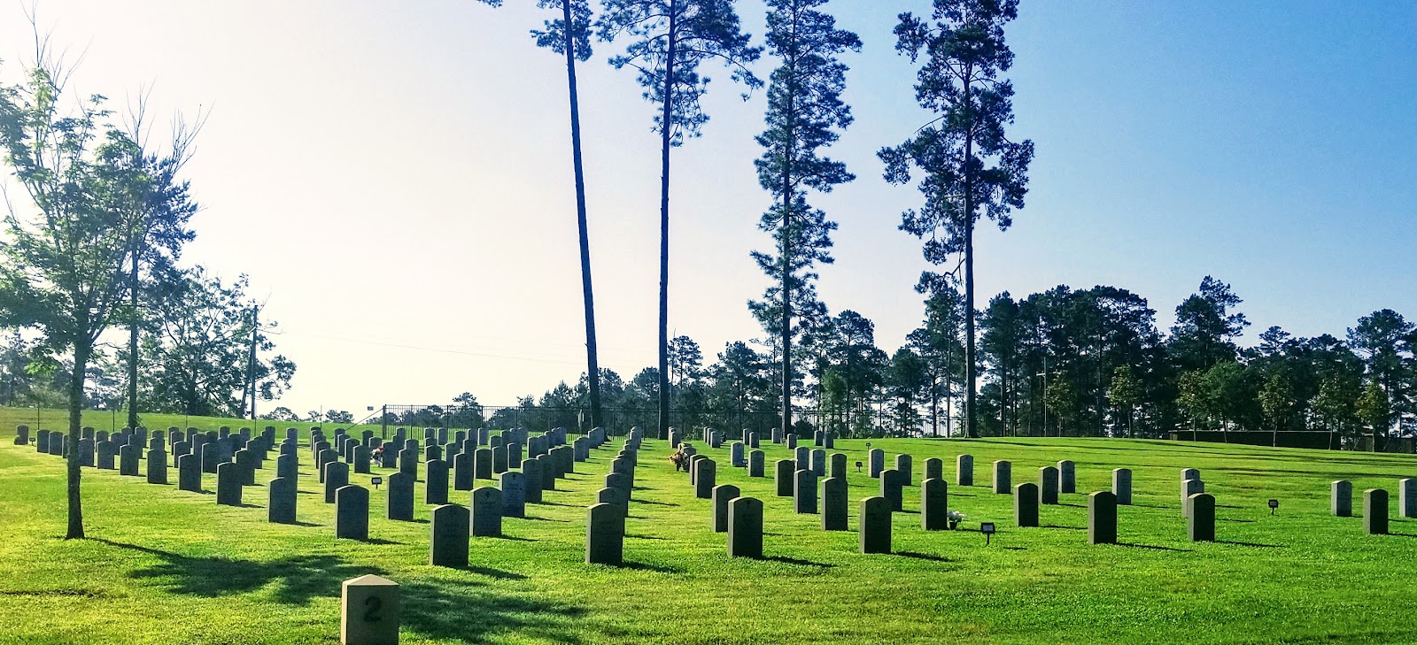 Central Louisiana Veterans Cemetery cemetery grounds and headstones