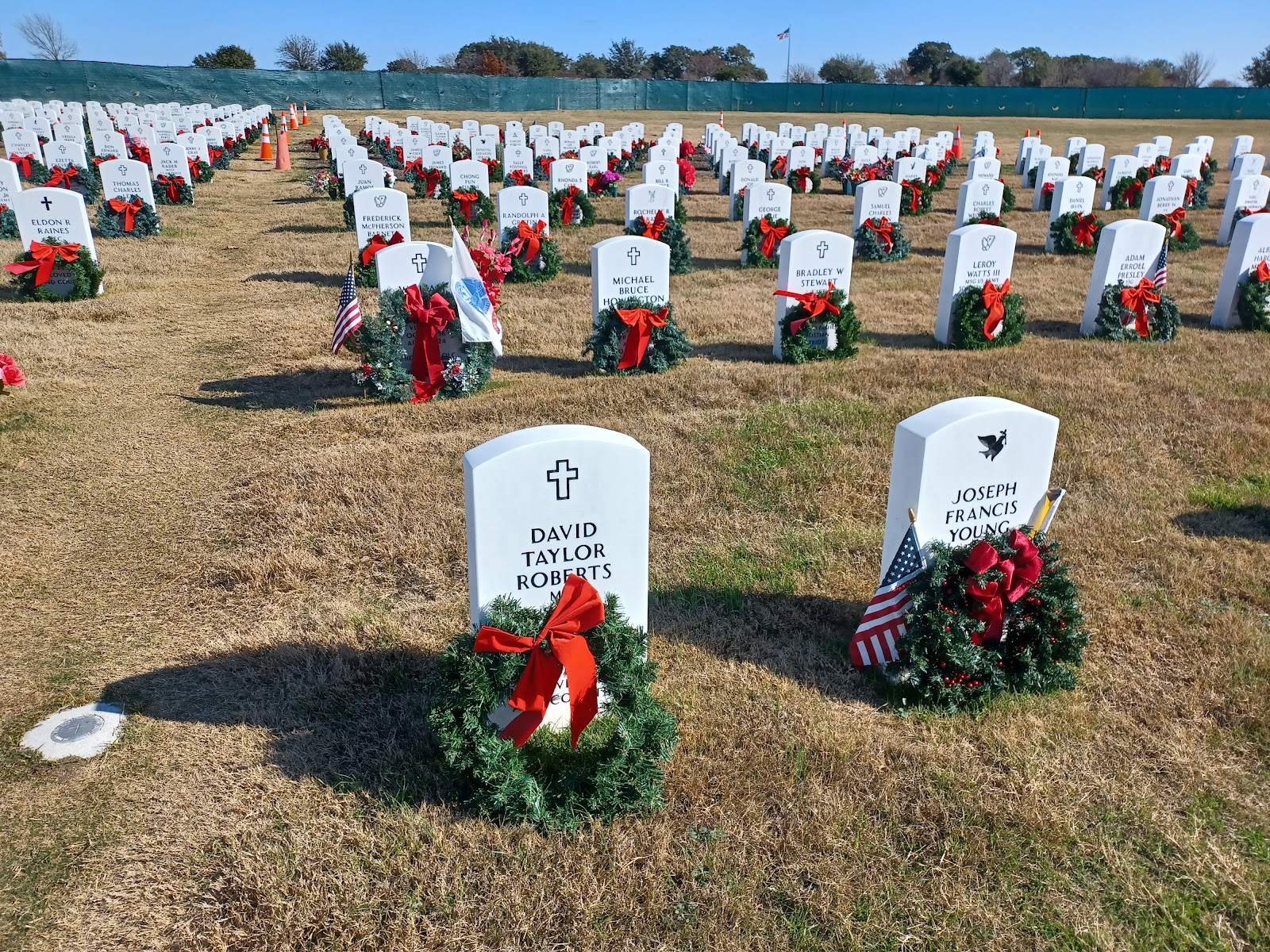 Central Texas State Veterans Cemetery cemetery grounds and headstones