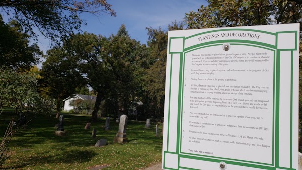 Champlin City Cemetery grounds
