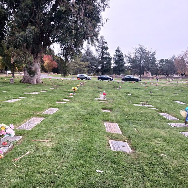 Chapel of the Chimes Hayward Funeral Home and Memorial Park grounds