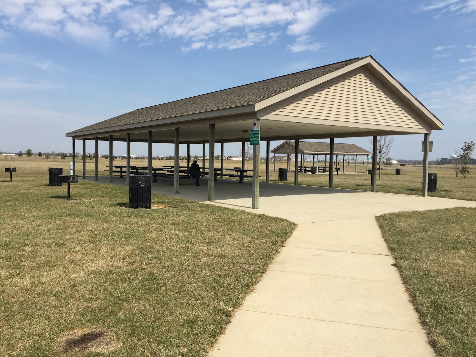 Charles E. Price Memorial Park cemetery grounds and headstones