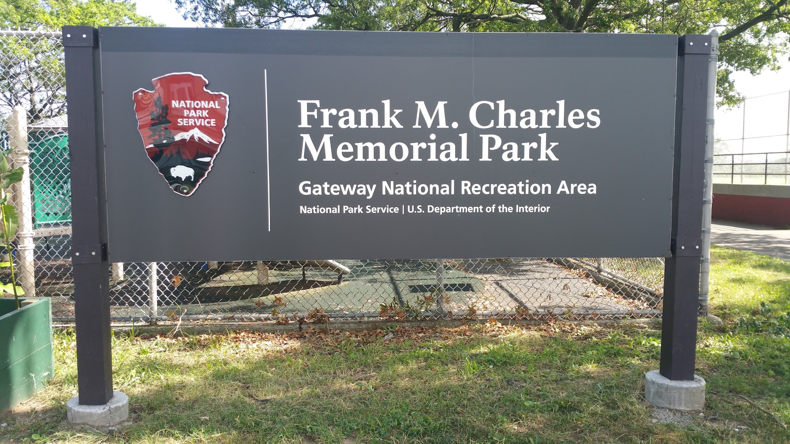 Charles Memorial Park (Gateway National Recreation Area) headstone and grounds
