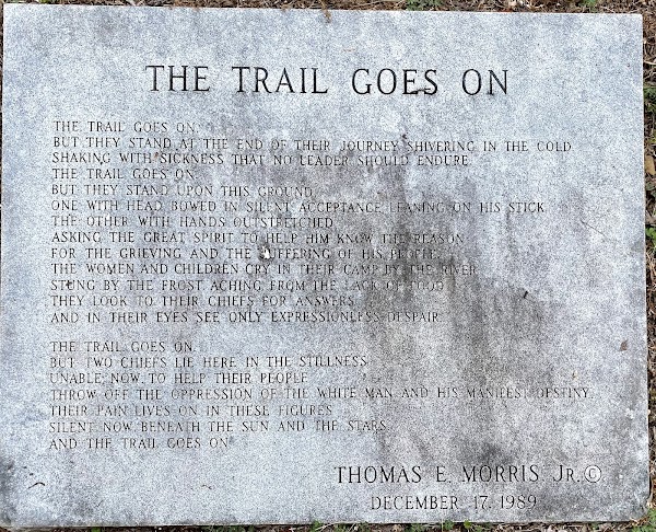 Cherokee Trail Of Tears Commemorative Park grounds