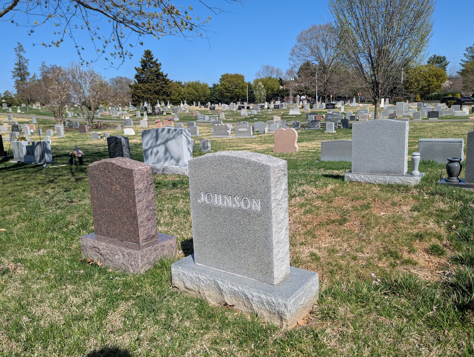 Chestnut Grove Cemetery cemetery grounds and headstones