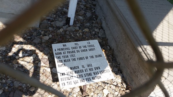 Chief Wapello's Memorial Park grounds