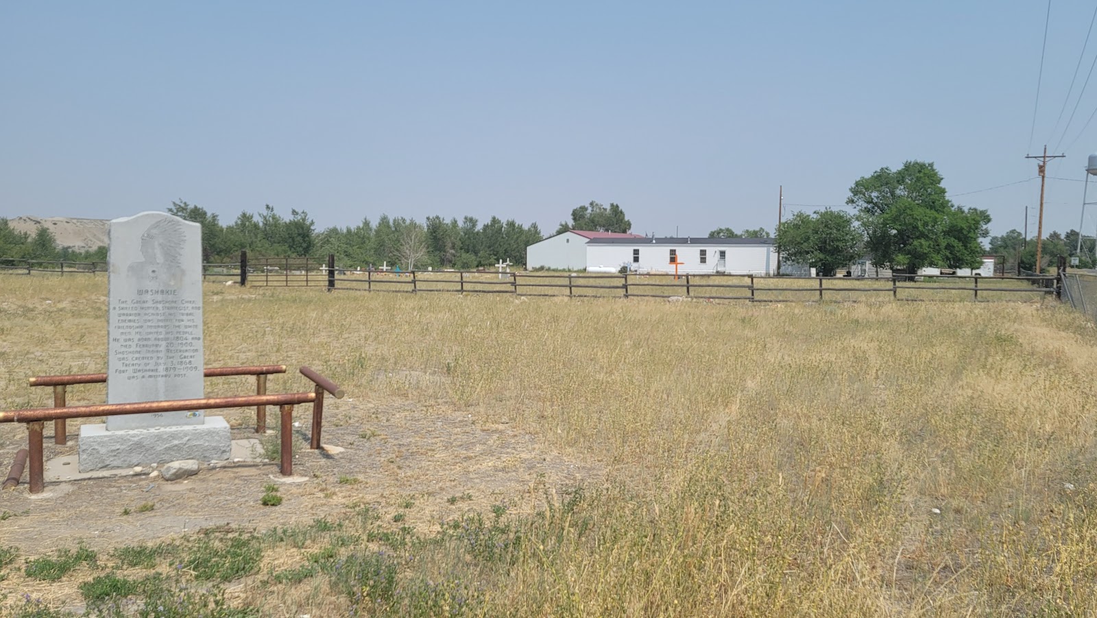 Chief Washakie Cemetery cemetery grounds and headstones