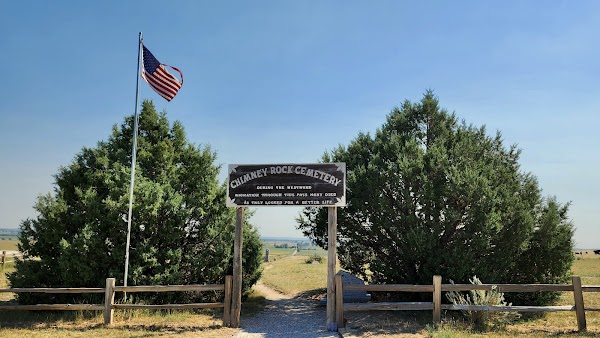 Chimney Rock Cemetery grounds