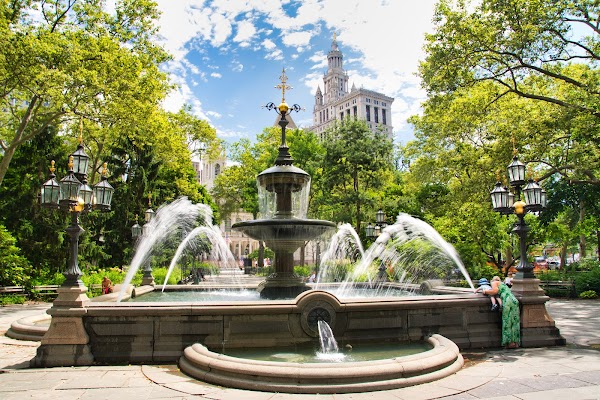 City Hall Park grounds