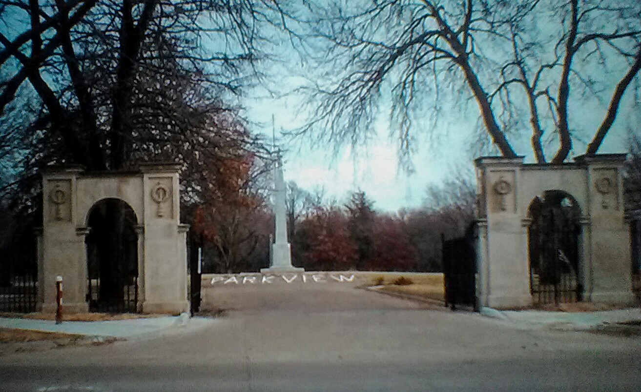 City of Hastings Parkview Cemetery cemetery grounds and headstones