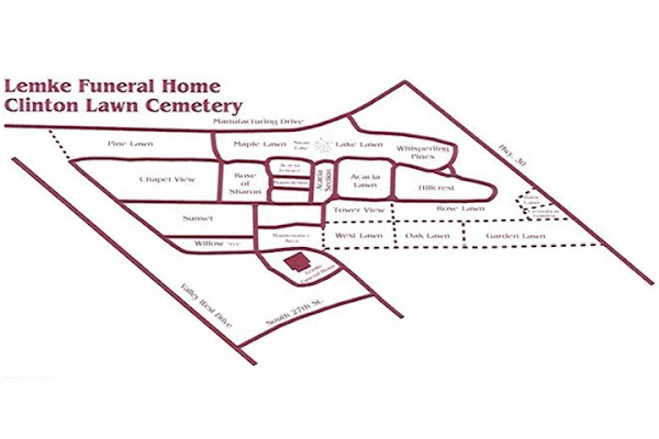 Clinton Lawn Cemetery grounds
