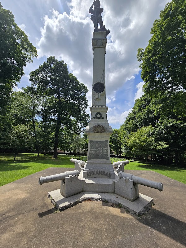 Confederate Cemetery - Fayetteville, AR grounds