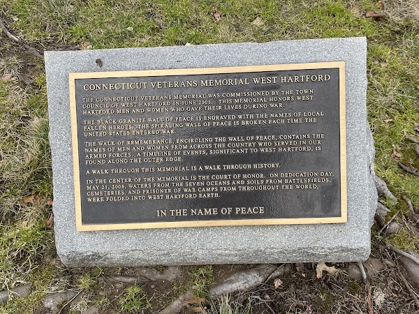Connecticut Veteran's Memorial grounds