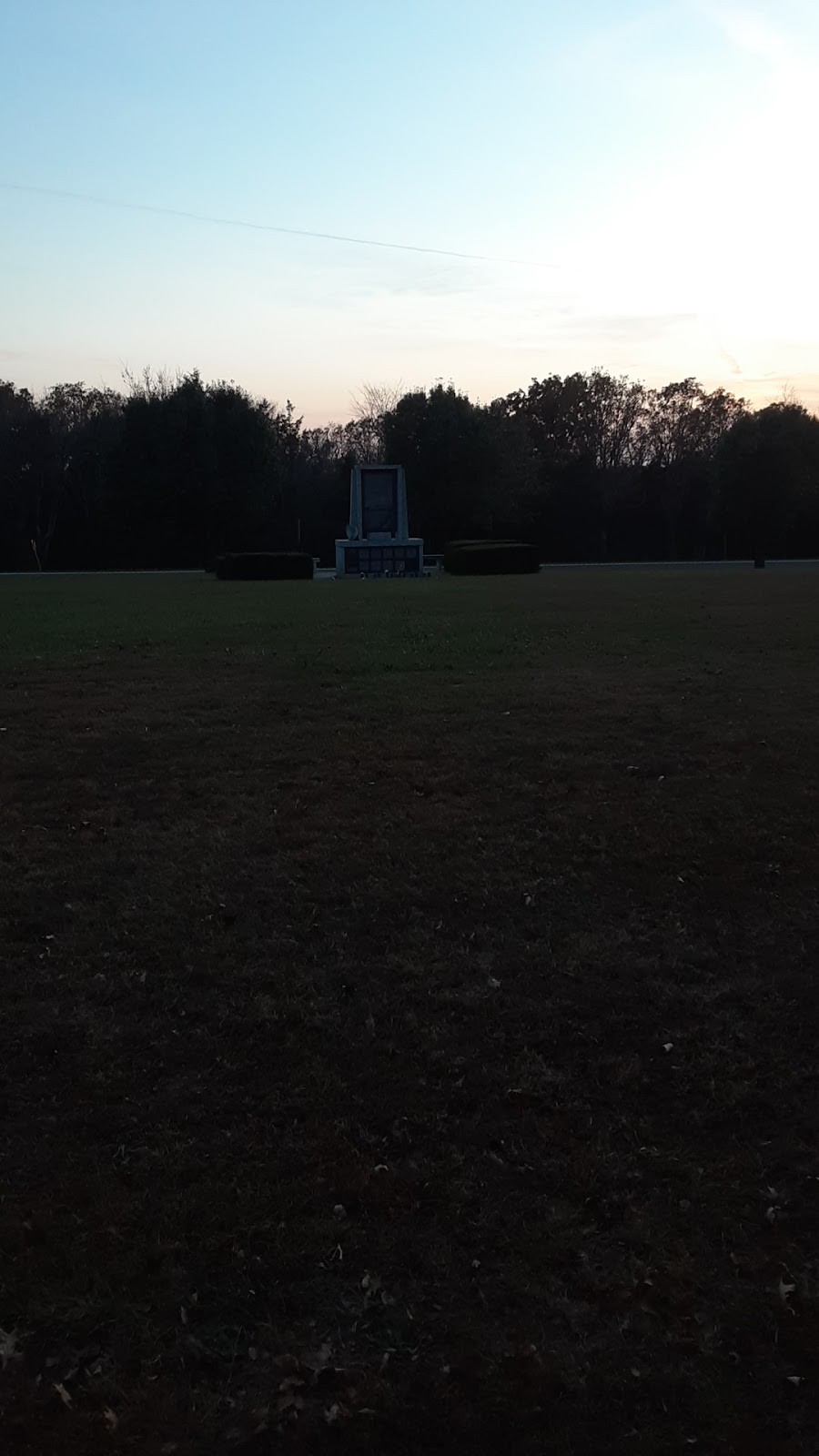 Crestview Memorial Park cemetery grounds and headstones