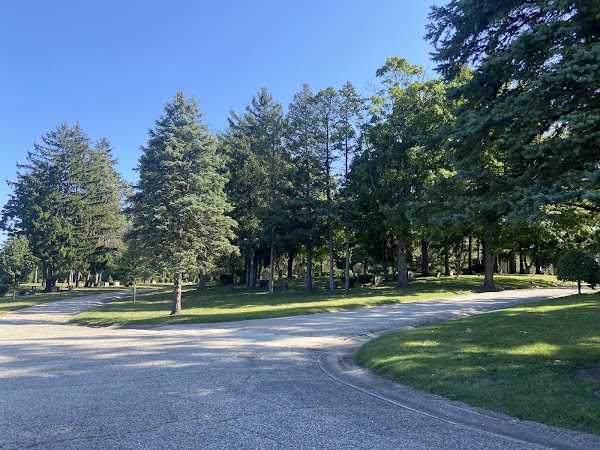 Crystal Lake Memorial Park Cemetery grounds