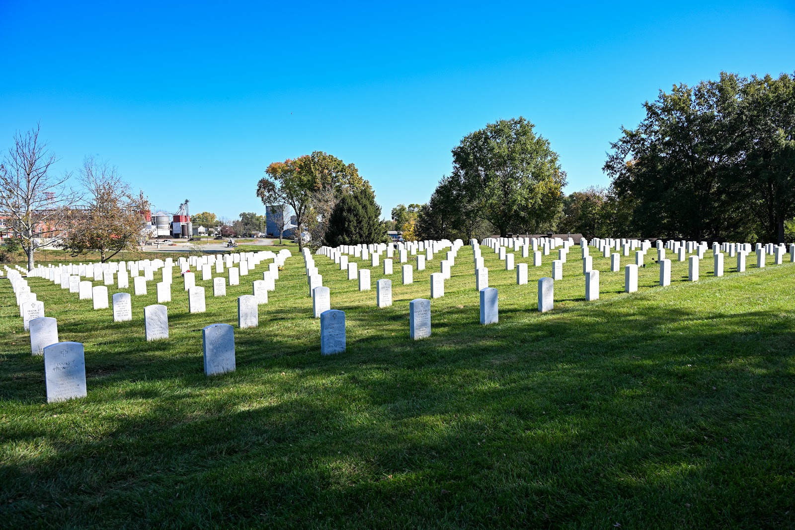 Culpeper National Cemetery cemetery grounds and headstones