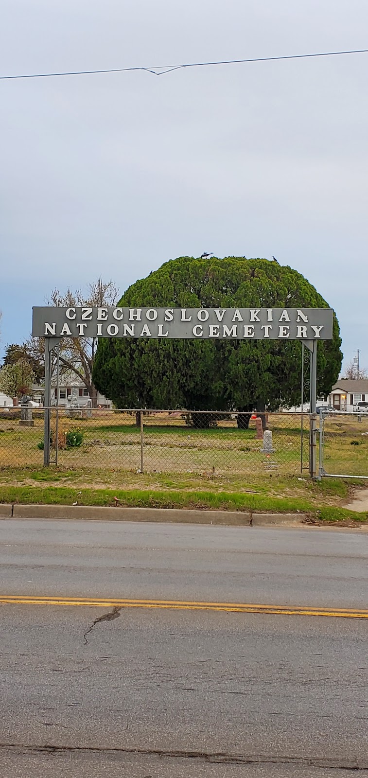 Czechoslovakian National Cemetery headstone and grounds